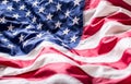 USA flag. American flag. American flag blowing wind. Fourth - 4th of July Royalty Free Stock Photo