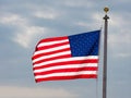 USA flag background. American symbol of fourth of July Independence Day, democracy and patriotism