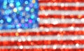 USA flag background - sparkly glittery background Royalty Free Stock Photo
