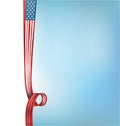 USA flag background vertcal