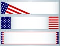 USA Flag banners