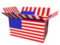 USA Flag Box