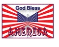 USA Flag God Bless America Royalty Free Stock Photo