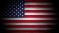 USA Flag on grunge wooden wall Royalty Free Stock Photo