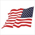USA Flag large vector file