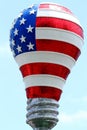 USA Flag Lightbulb