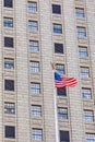 USA flag in New York