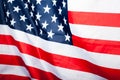 USA flag, selective focus, Royalty Free Stock Photo