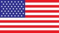 USA flag sign suitable for web background. Royalty Free Stock Photo