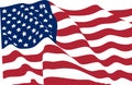 USA Flag Royalty Free Stock Photo