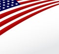 USA flag. United States flag background. Vector Royalty Free Stock Photo