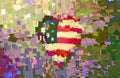 USA Flag winged heart