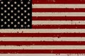 USA flag wood background Royalty Free Stock Photo