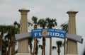Welcome florida usa_thank you for visting Royalty Free Stock Photo
