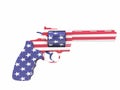 USA Gun Royalty Free Stock Photo