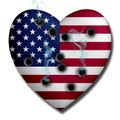 USA Heart Wounded