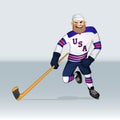 USA ice hockey team player