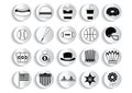 usa icon set. Vector illustration decorative design Royalty Free Stock Photo