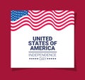 usa independence card