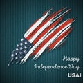 USA Independence Day Patriotic Design.