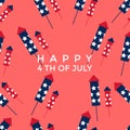 USA INDEPENDENCE DAY SEAMLESS PATTERNS