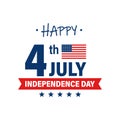 USA Independence Day 4th of July holiday. United states of America flag. Happy independence day banner. Memorial day. American Royalty Free Stock Photo