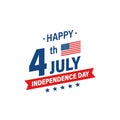 USA Independence Day 4th of July holiday. United states of America flag. Happy independence day banner. Memorial day. American Royalty Free Stock Photo