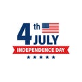 USA Independence Day 4th of July holiday. United states of America flag. Happy independence day banner. Memorial day. American