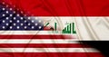 USA and Iraq Country flags