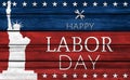 USA Labor Day banner background Royalty Free Stock Photo