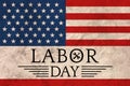 USA Labor Day banner background Royalty Free Stock Photo