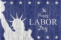 USA Labor Day banner background Royalty Free Stock Photo