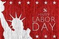 USA Labor Day banner background Royalty Free Stock Photo