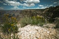 USA landmark. Grand Canyon Park. Arizona USA from the South Rim. Wild west landscape. Royalty Free Stock Photo