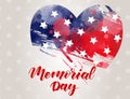 USA Memorial day background Royalty Free Stock Photo