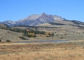 USA, Montana/Wyoming: Landscape With Electric Peak Royalty Free Stock Photo