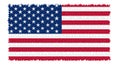 The USA nation flag