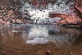 Emerald Falls in Zion National Park Royalty Free Stock Photo