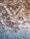 Weepah Spring Spirit Petroglyph Royalty Free Stock Photo