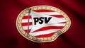 USA - NEW YORK, 12 August 2018: Eindhoven, Nederland- Animated logo of Nederland football club PSV Eindhoven. Editorial