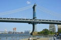 USA, New York, New York City, Manhattan Bridge Royalty Free Stock Photo