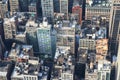 USA New York June 2018: View from the Empire State Building on the skyscrapers of New York Royalty Free Stock Photo