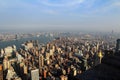 USA New York June 2018: View from the Empire State Building on the skyscrapers of New York Royalty Free Stock Photo