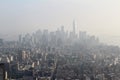 USA New York June 2018: View from the Empire State Building on the skyscrapers of New York Royalty Free Stock Photo