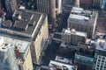 USA New York June 2018: View from the Empire State Building on the skyscrapers of New York Royalty Free Stock Photo