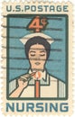 USA Nursing 4 Cent Stamp
