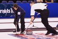 USA Olympic Men's Curling Team Royalty Free Stock Photo