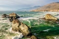 USA Pacific coast, Sand Dollar Beach, Big Sur, California Royalty Free Stock Photo