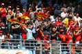 USA Perpignan's fans Royalty Free Stock Photo