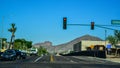 USA, PHENIX, ARIZONA- NOVEMBER 17, 2019: Traffic Lights, Traffic Signs and Road Signs in Arizona, USA